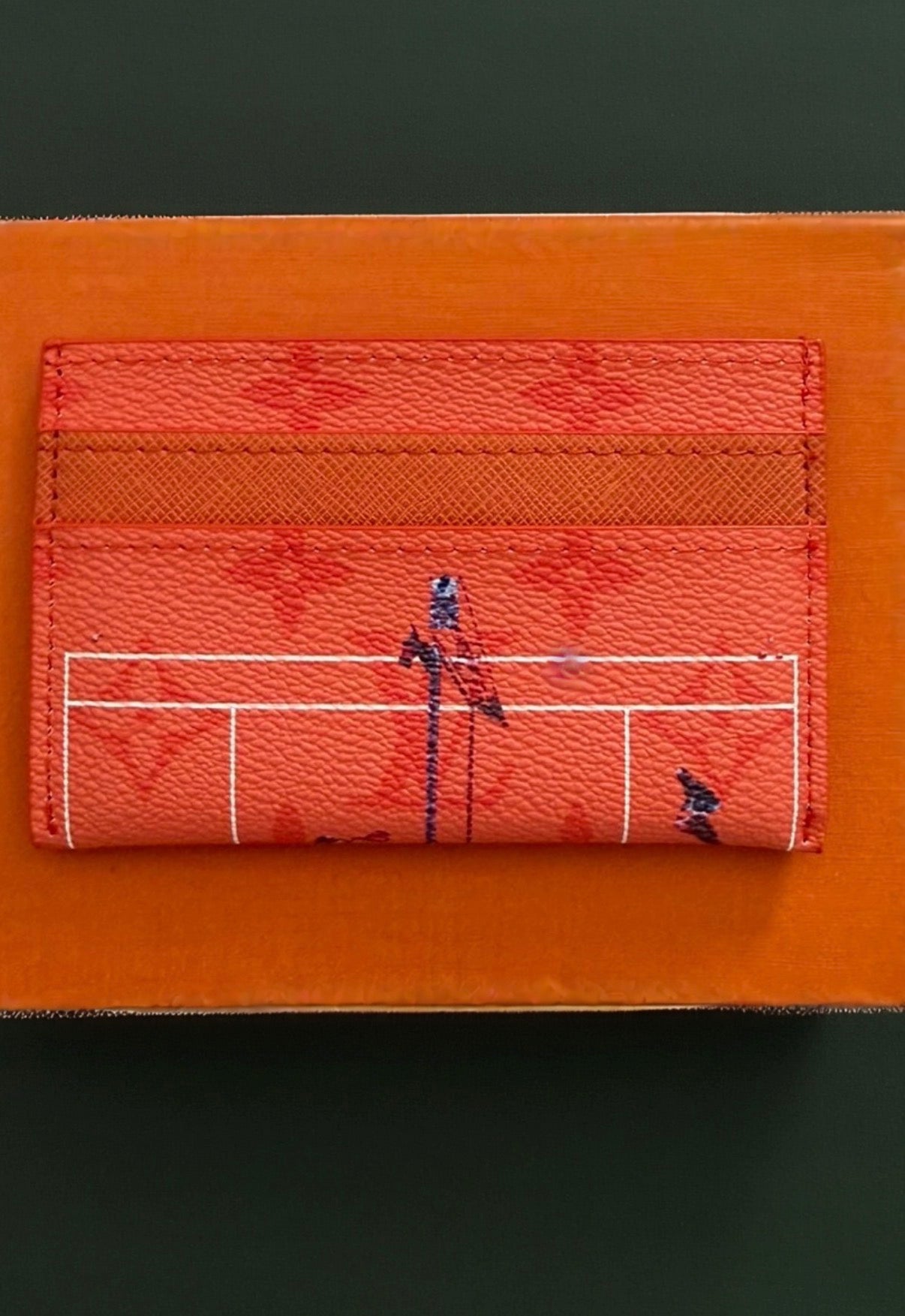 LV Orange Wallet
