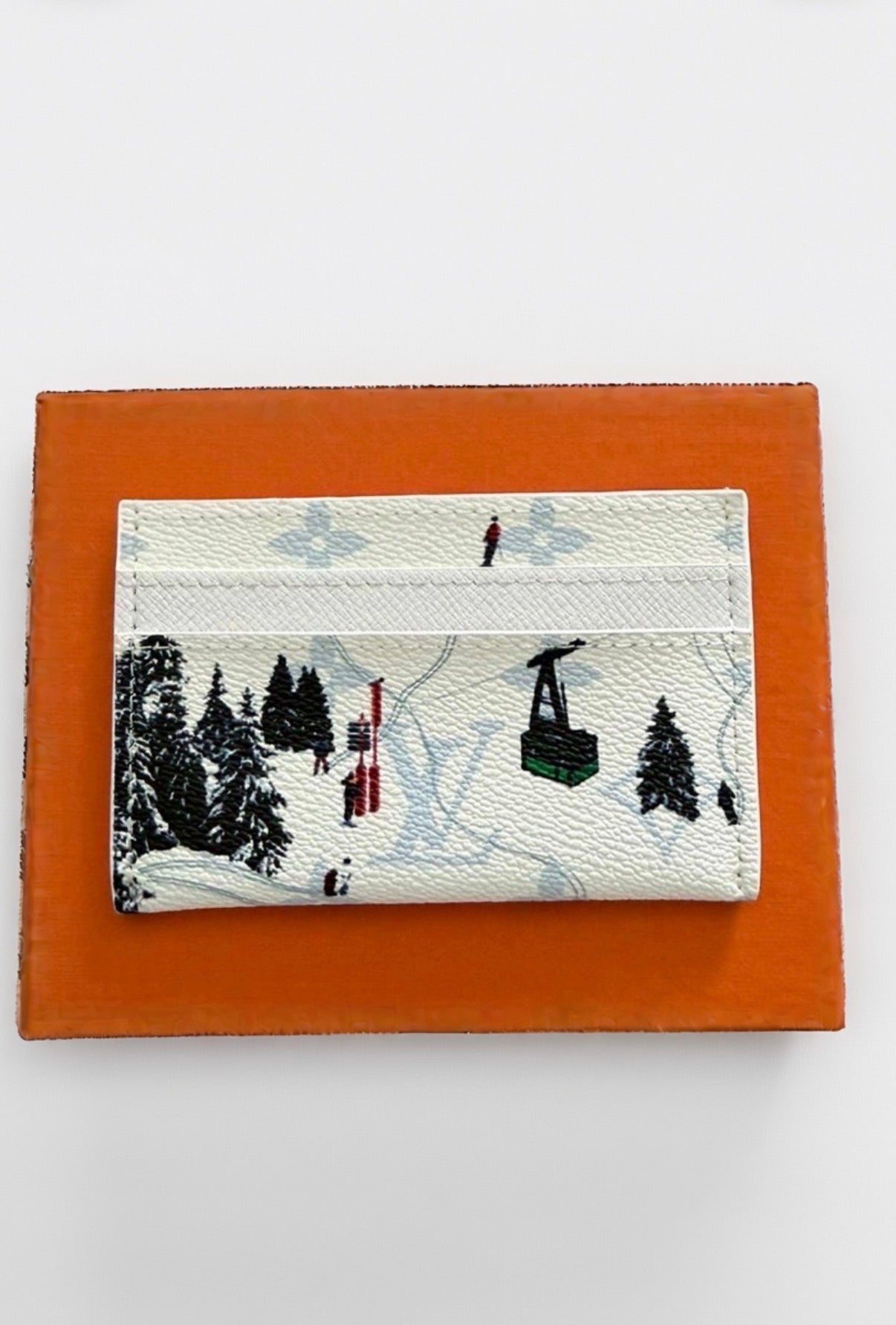 LV White Wallet