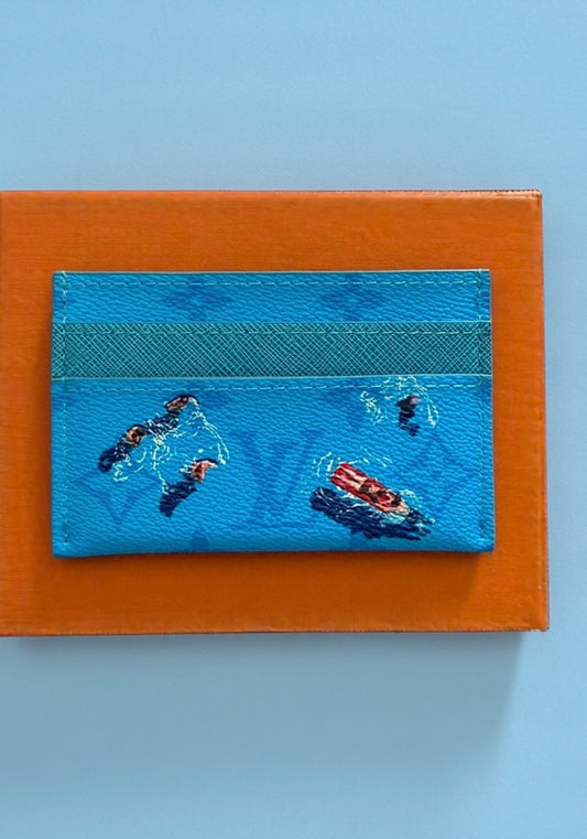 LV Light Blue Wallet