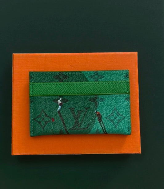 LV Green wallet